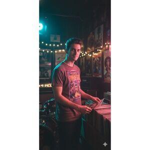 Pink Floyd T-Shirt Mens Medium Brown 1967 Queen Elizabeth Hall London Band Tee M